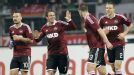 Markus Feulner celebrates