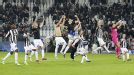Juventus celebrate their win over Chelsea