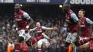 Mohamed Diame celeb v Chelsea