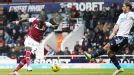 Mohamed Diame puts West Ham into the lead against Chelsea