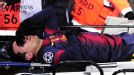 Lionel Messi is stretchered off against Benfica