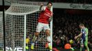 Mikel Arteta celebrates after netting Arsenal's second from the penalty spot