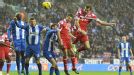 Ryan Nelsen heads home an equaliser for Queens Park Rangers