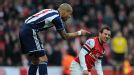 Steven Reid accuses Santi Cazorla of diving to win a penalty for Arsenal's opener against West Brom