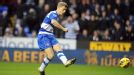 Pavel Pogrebnyak fires home the opening goal for Reading against West Ham