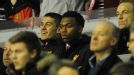 Daniel Sturridge takes a seat at Anfield to watch Liverpool take on Sunderland