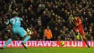 Luis Suarez puts Liverpool 2-0 in front against Sunderland