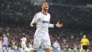 Cristiano Ronaldo celebrates after scoring Real's third goal against Sociedad