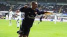 Kieran Gibbs put Arsenal in front at Swansea with a fine volley