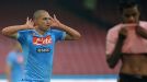 Gokhan Inler celeb Napoli v Palermo