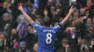 Frank Lampard celebrates after scoring from the penalty spot