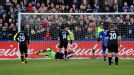 Jordi Gomez puts Wigan ahead at Macclesfield from the penalty spot