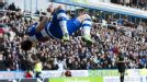 Noel Hunt celebrates after opening the scoring for Reading