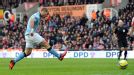 Pablo Zabaleta fires home the winner for Manchester City