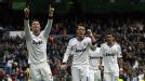 Cristiano Ronaldo netted a ten-minute hat-trick to ease Real Madrid to victory