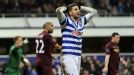QPR's Adel Taarabt shows his frustration during the visit of Manchester City