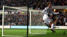 Michu celebrates giving Swansea the lead against QPR