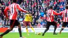 Santi Cazorla fires Arsenal ahead at Sunderland