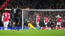Mario Mandzukic added a third goal for Bayern Munich against Arsenal