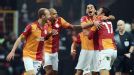 Galatasaray celeb Yilmaz goal v Schalke group