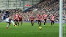 Romelu Lukaku's penalty broke the deadlock between West Brom and Sunderland
