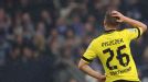Dortmund's Lukasz Piszczek reacts to the 2-1 loss to Schalke