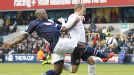 Danny Shittu challenges Jordan Rhodes 