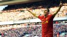 Stewart Downing celebrates after levelling for Liverpool against Spurs