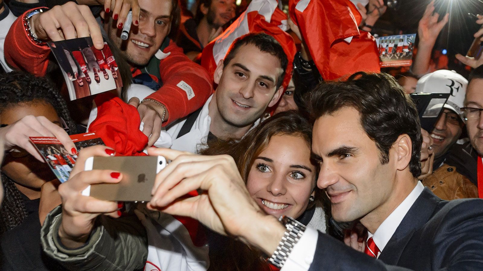 Recibimiento a Suiza en Lausana