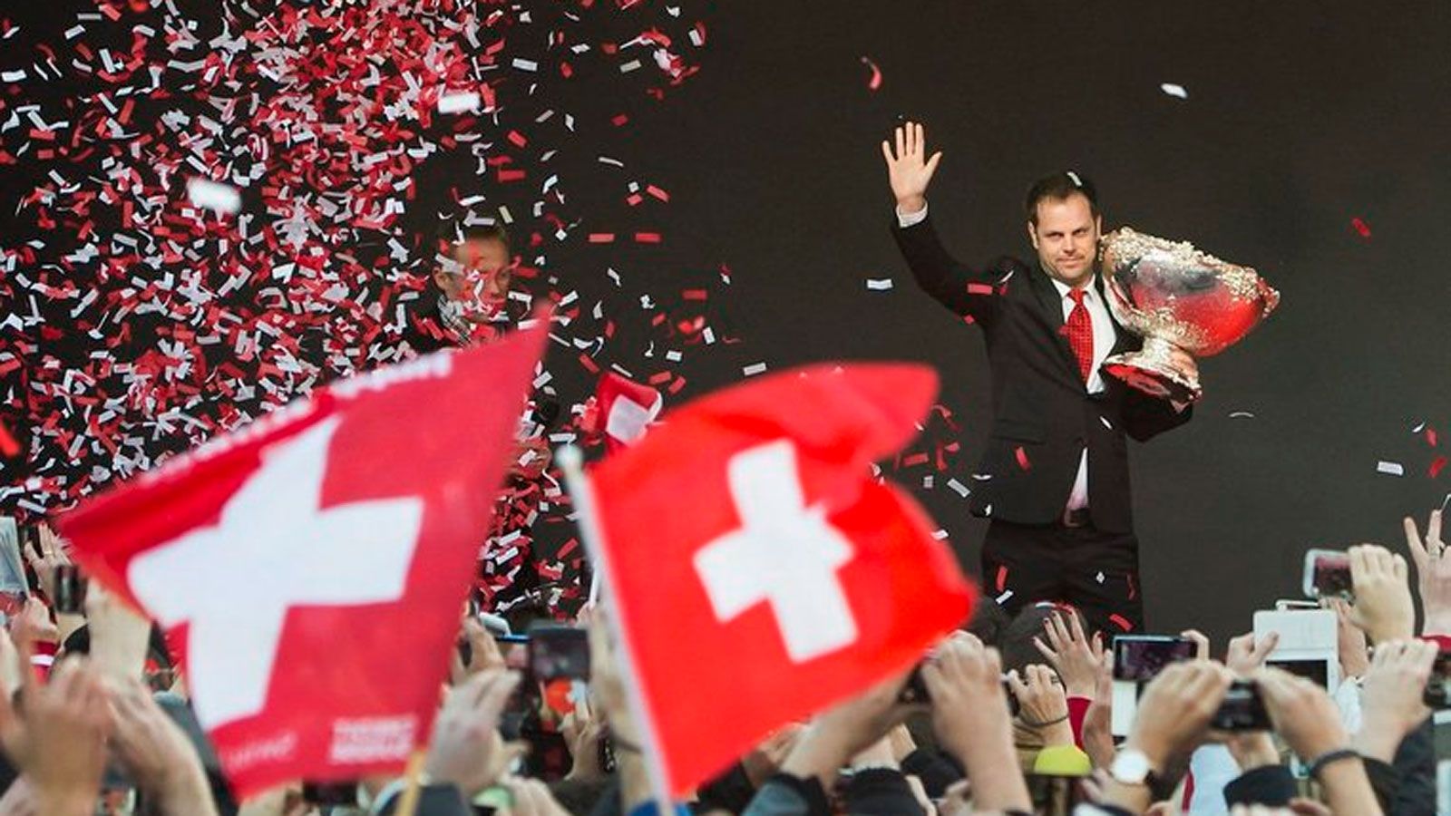 Recibimiento a Suiza en Lausana