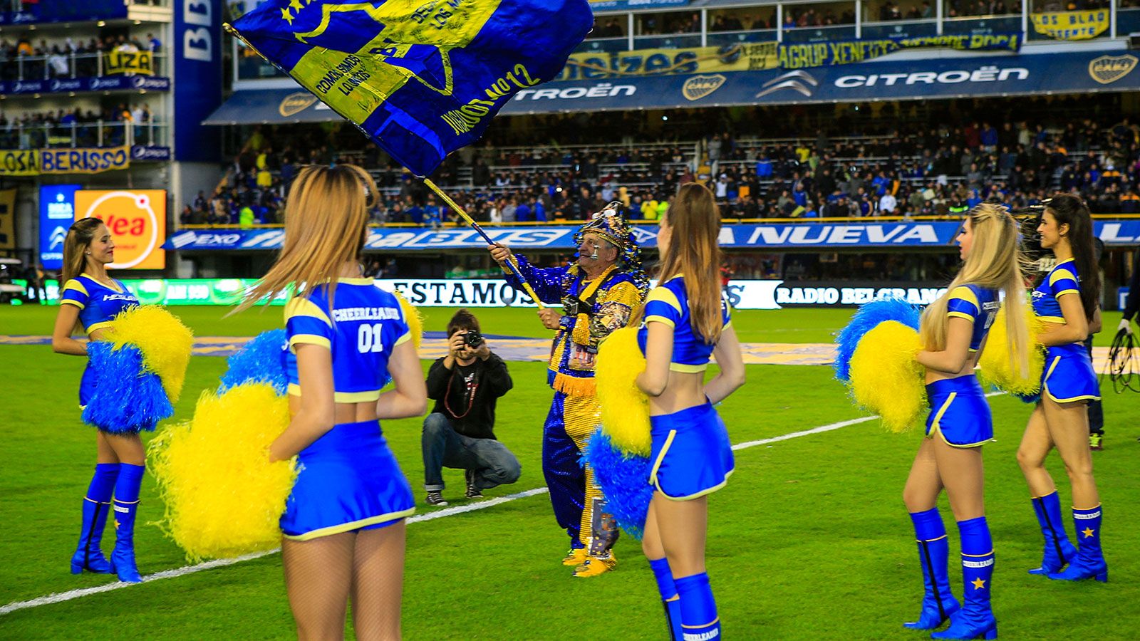 LAS PORRISTAS DE BOCA JUNIORS