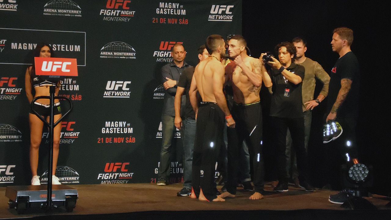 Ceremonia del pesaje: UFC Monterrey