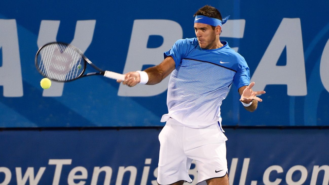 Del Potro ya tiene camino en Delray Beach