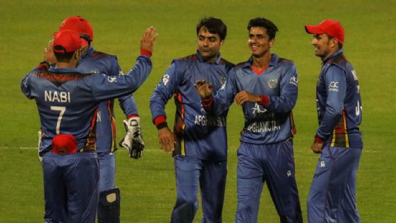 16-year Old Afghanistan Spinner Mujeeb Zadran Shines on ODI Debut 1