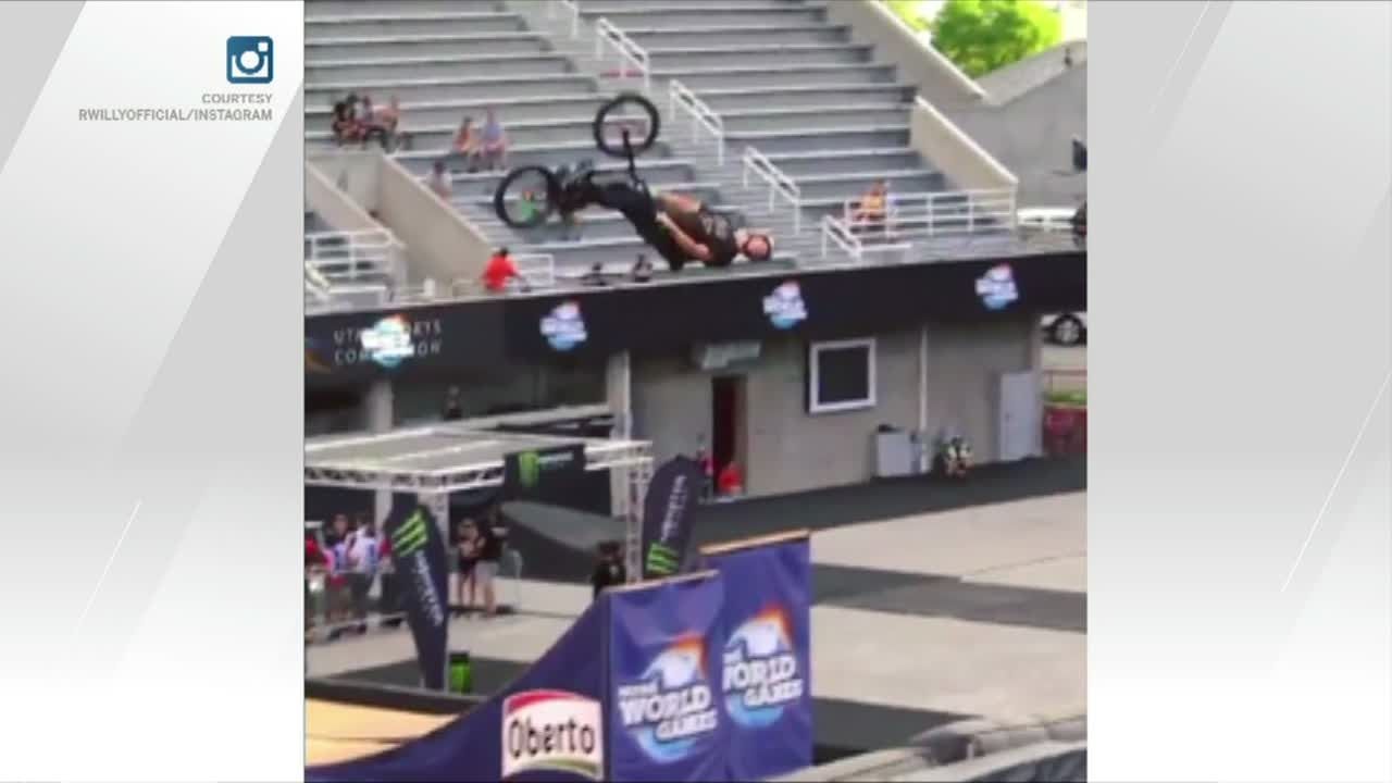 BMX rider's three insane, deathdefying tricks ESPN Video