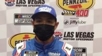 Larson thankful to share a moment with Bubba Wallace after win