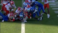 Phil Mafah muscles into end zone to put Clemson up late