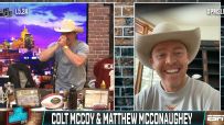 Colt McCoy shares hilarious story about Matthew McConaughey pregame speech