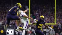 Michigan's INT of Penix all but ices CFP title game