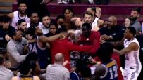 Brawl erupts in handshake line after college basketball game