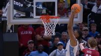 Bacot throws it down for UNC, Bama responds with a Griffen trey