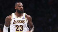 LeBron makes career-high 9 3-pointers as Lakers topple Nets