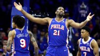 Joel Embiid puts up 24 points in return to NBA action vs. Thunder