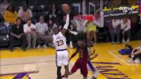 LeBron pulls out vintage chase-down block