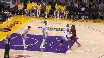 LeBron, AD block out Garland to help Lakers run out clock