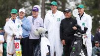 Gary Player, Jack Nicklaus and Tom Watson tee off to open the 2024 Masters