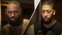 LeBron, AD reflect on Lakers' clinching 7th seed vs. Pelicans