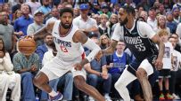 Paul George's fallaway corner 3 gives Clippers the lead