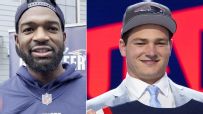Jacoby Brissett excited for QB competition with Drake Maye