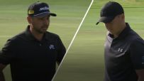 Jason Day, Jordan Spieth come within inches of an eagle on first hole